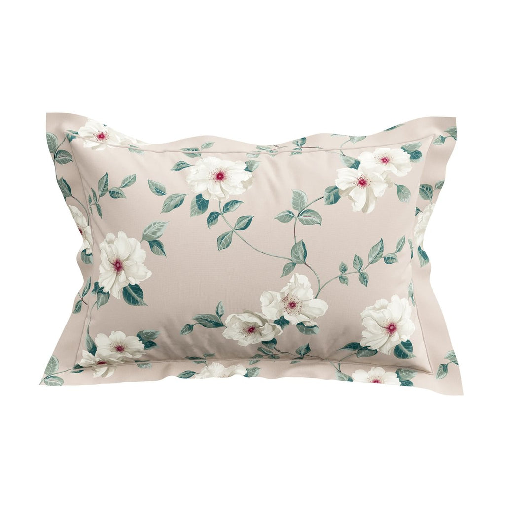 Sanderson x National Trust Poet`s Rose Blush Duvet Set