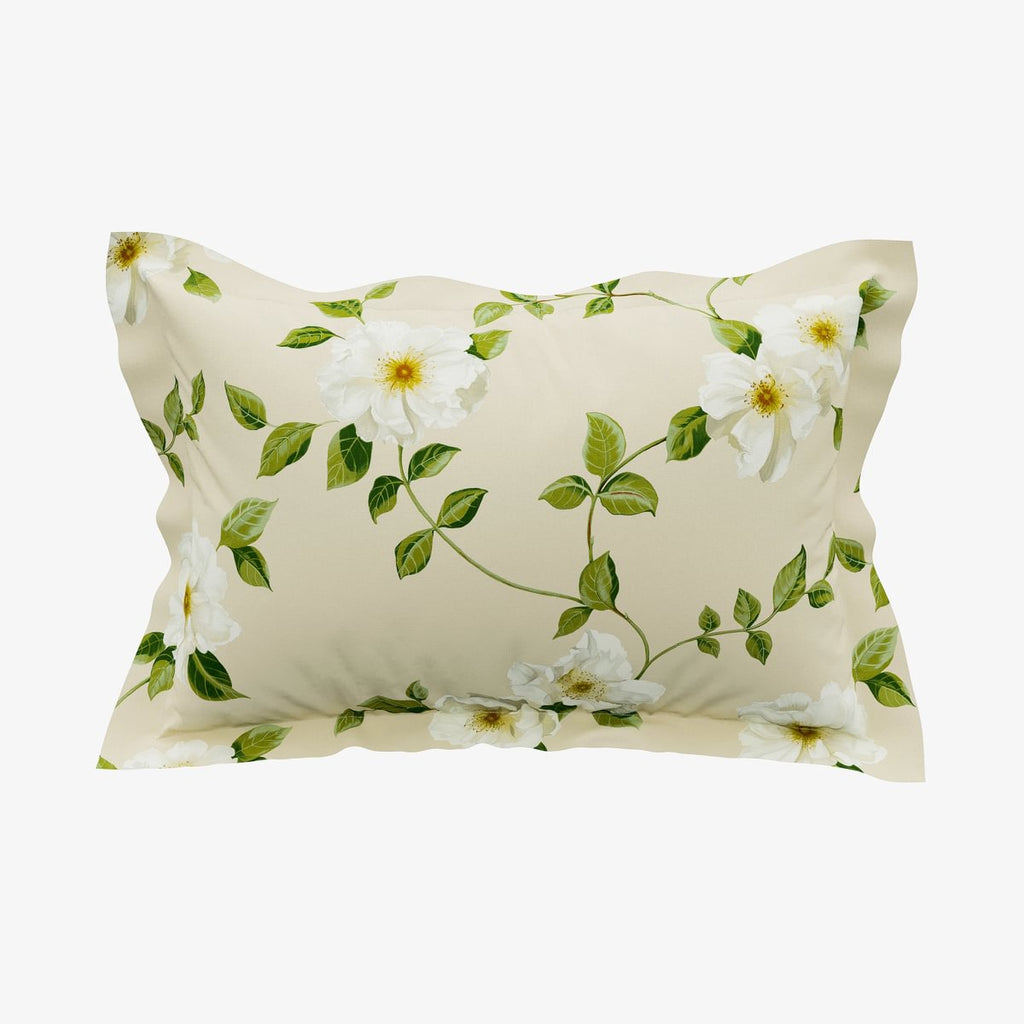 Sanderson x National Trust Poet`s Rose Linen Duvet Set