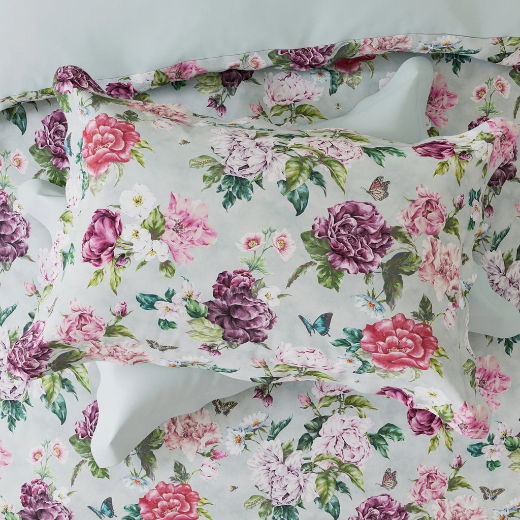 Sanderson x National Trust Summer Peony Vinyard Rose Duvet Set