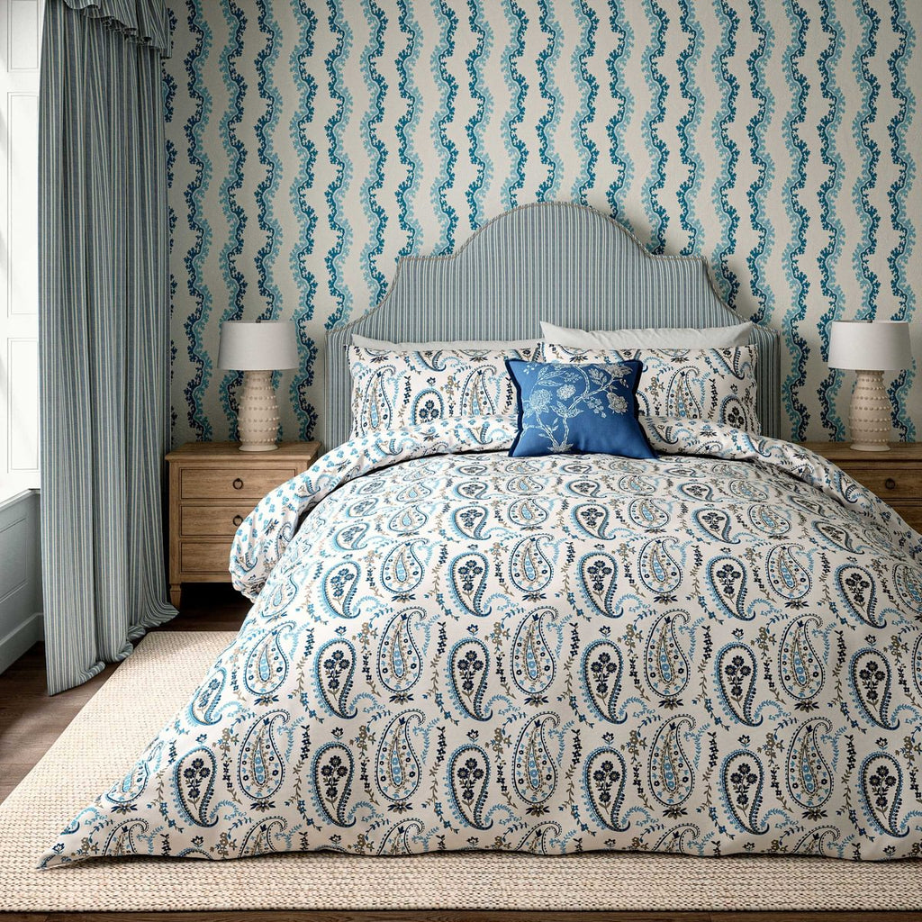 Sanderson Options Jamilia Blue Duvet Set