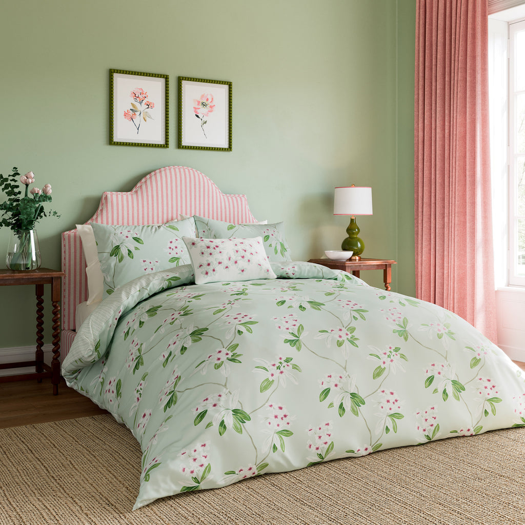 Sanderson Options Oleander Aqua Duvet Set