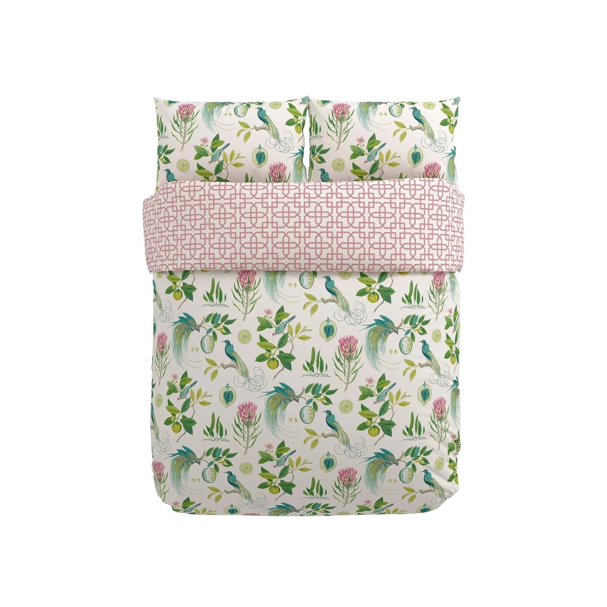 Sanderson Options Paradesia Pink Duvet Set