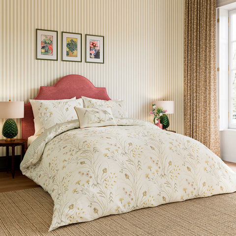 Sanderson Options Summer Harvest Ochre & Mist Duvet Set