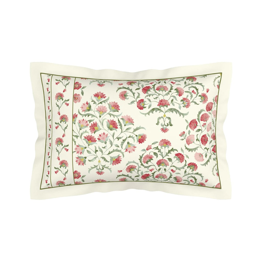 Sanderson Ottoman Rose & Olive Duvet Set