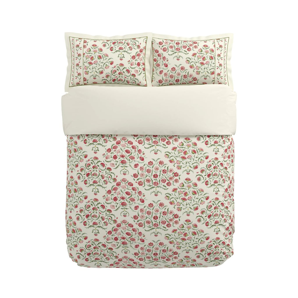 Sanderson Ottoman Rose & Olive Duvet Set