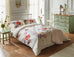 Sanderson Tulipomania Rose Red & Amethyst Duvet Set