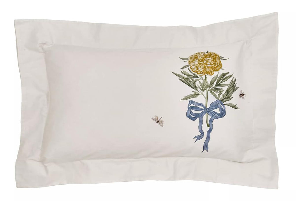 Sanderson x Giles Deacon Cupid`s Beau Quince/Chalk Duvet Set