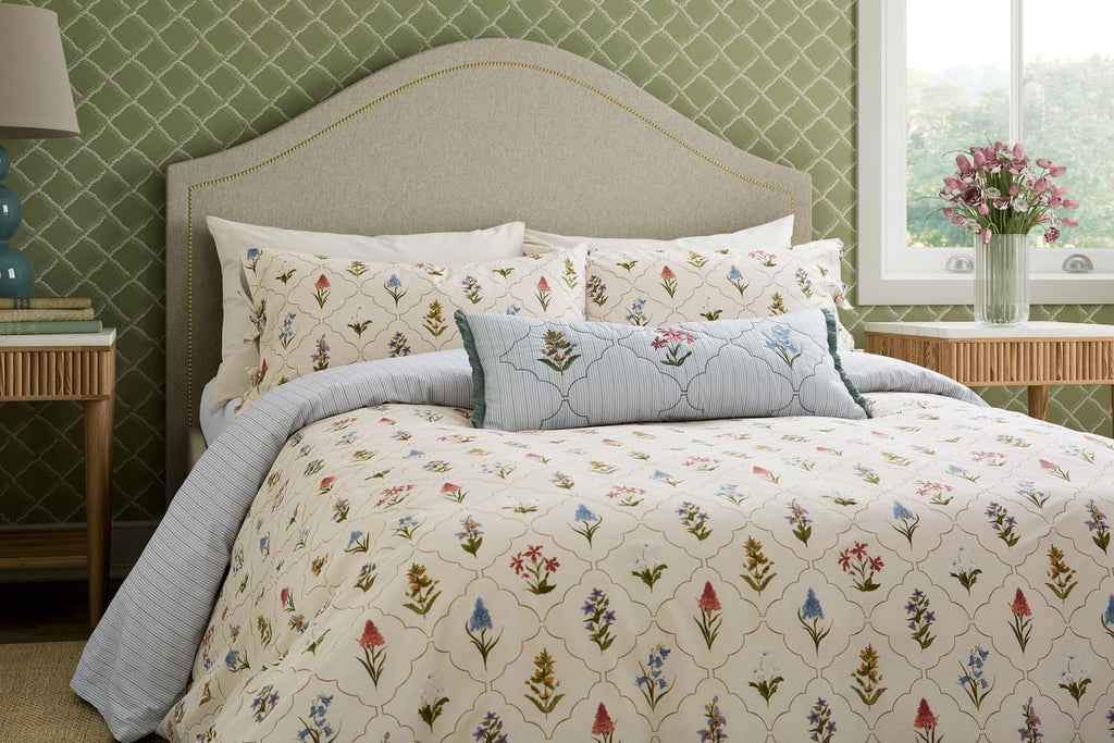 Sanderson x National Trust Spring Meadow May Duvet Set