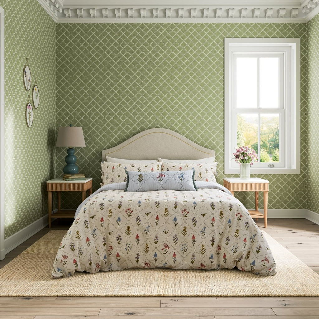 Sanderson x National Trust Spring Meadow May Duvet Set