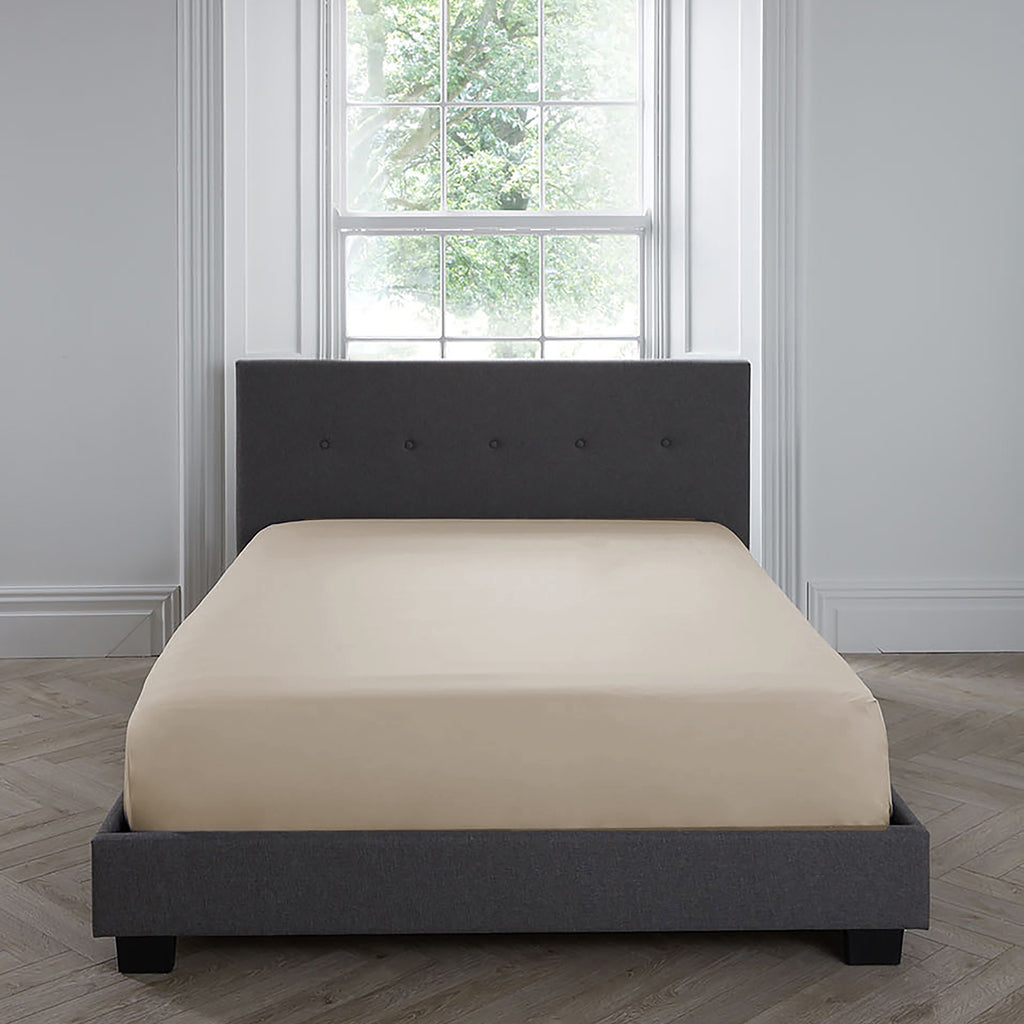 Serene 100% Polyester Plain Dyed Natural Sheets