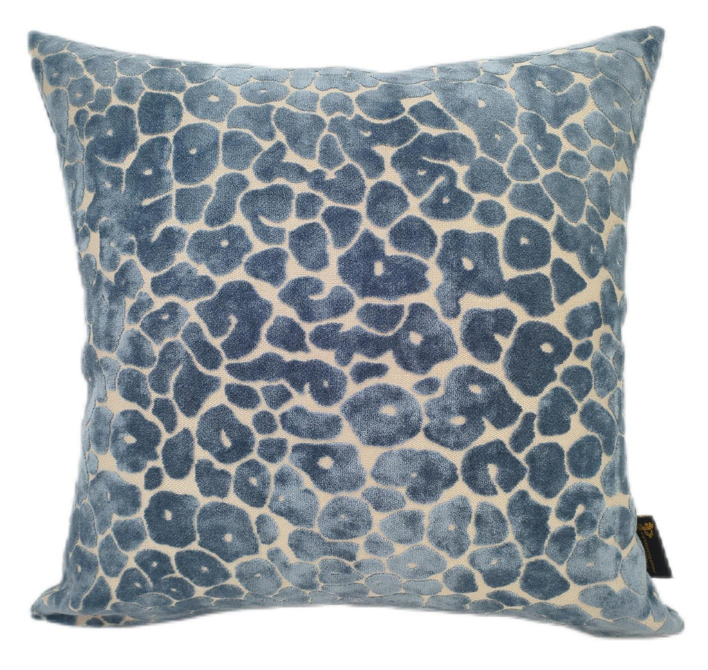 Paul Moneypenny Spoton Leopard Cut Velvet 56cm x 56cm Feather Filled Cushion