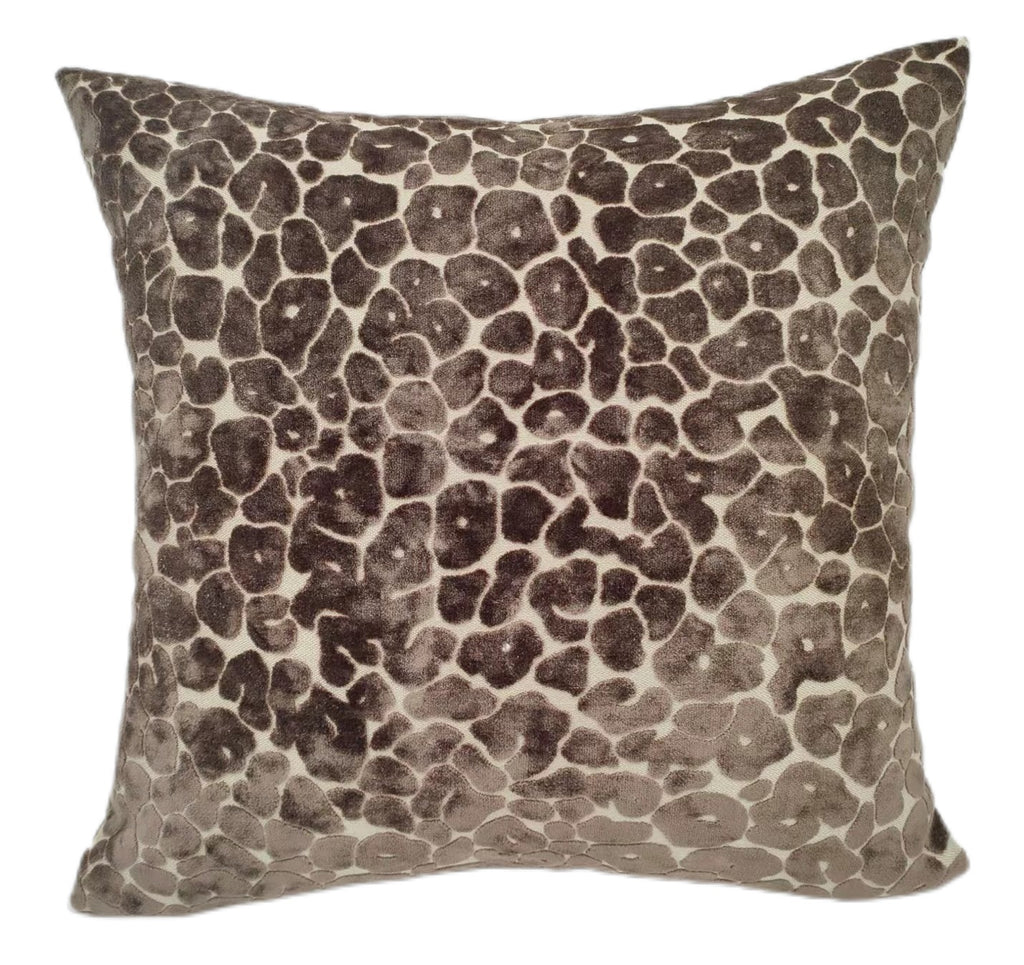 Paul Moneypenny Spoton Leopard Cut Velvet 56cm x 56cm Feather Filled Cushion