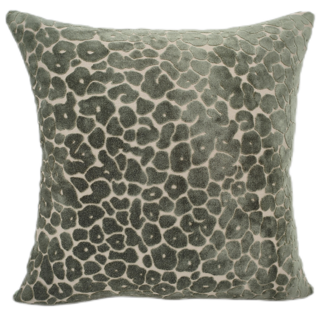 Paul Moneypenny Spoton Leopard Cut Velvet 43cm x 43cm Feather Filled Cushion