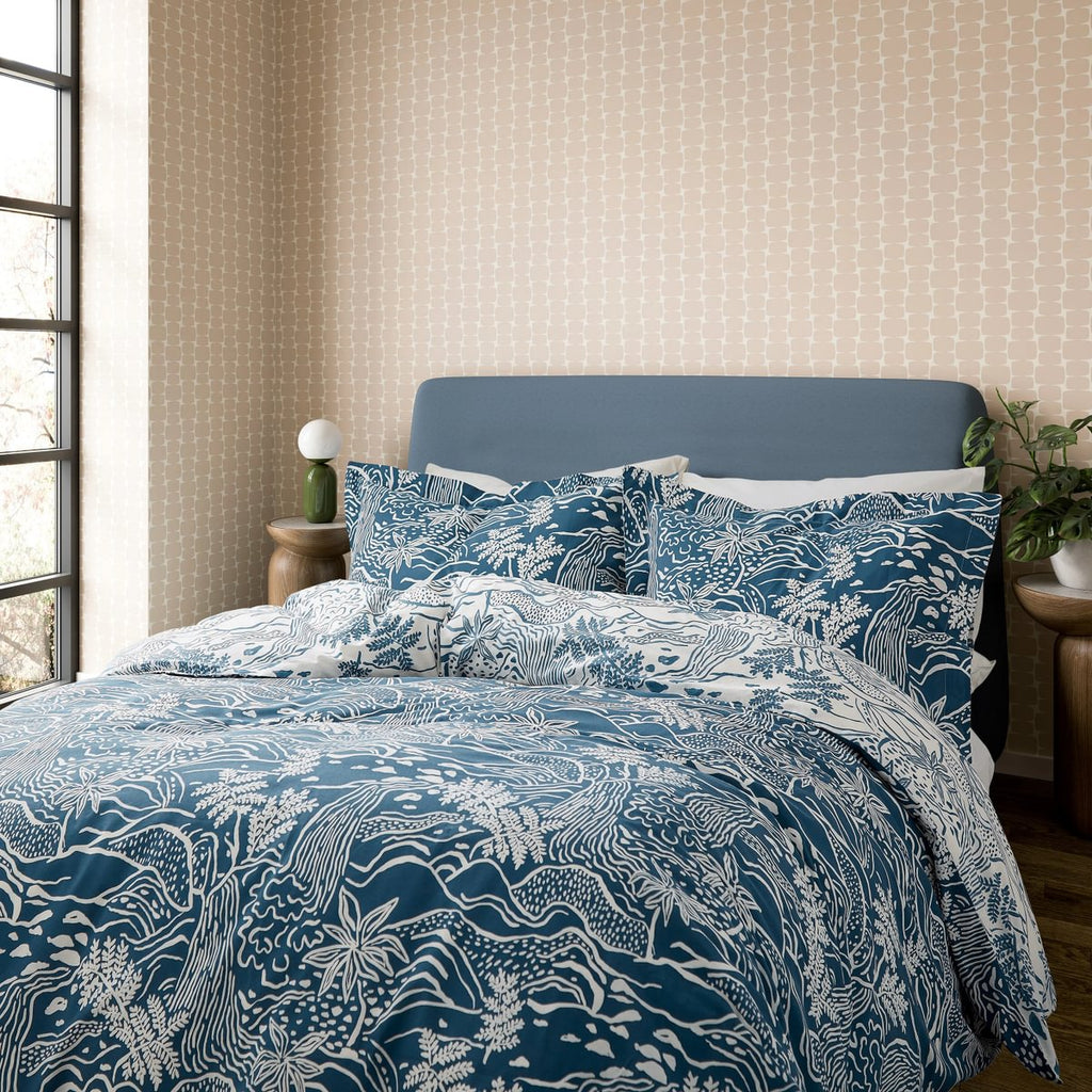 Scion Living Falling Foss Denim Duvet Set