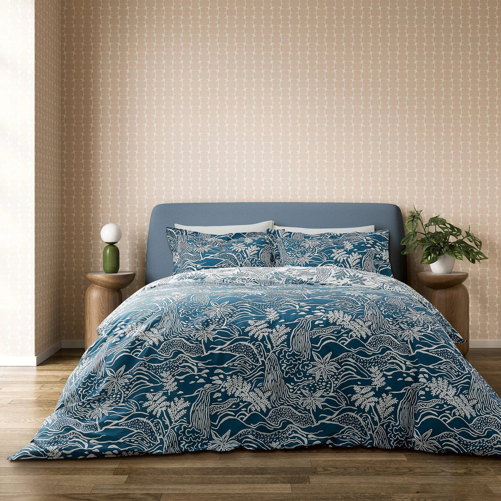 Scion Living Falling Foss Denim Duvet Set