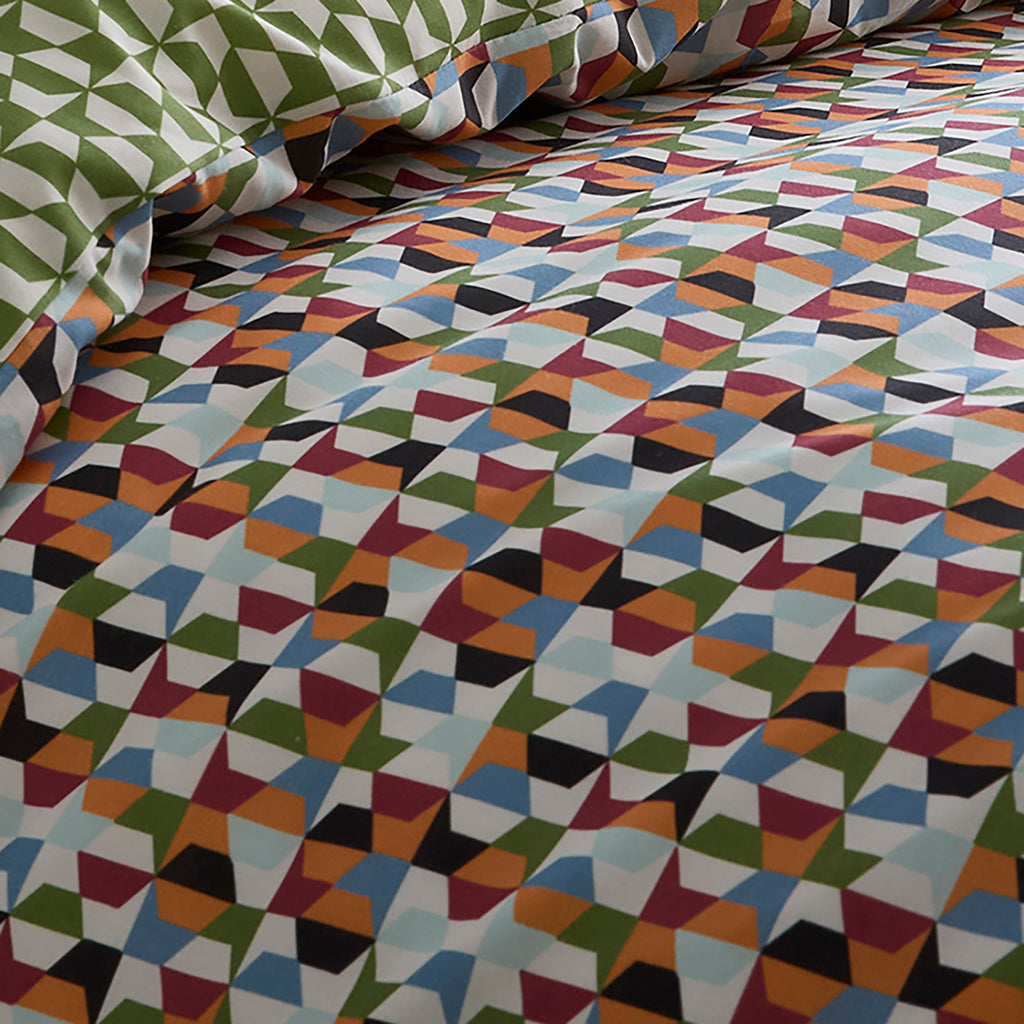 Appletree Star Geo Natural Duvet Set