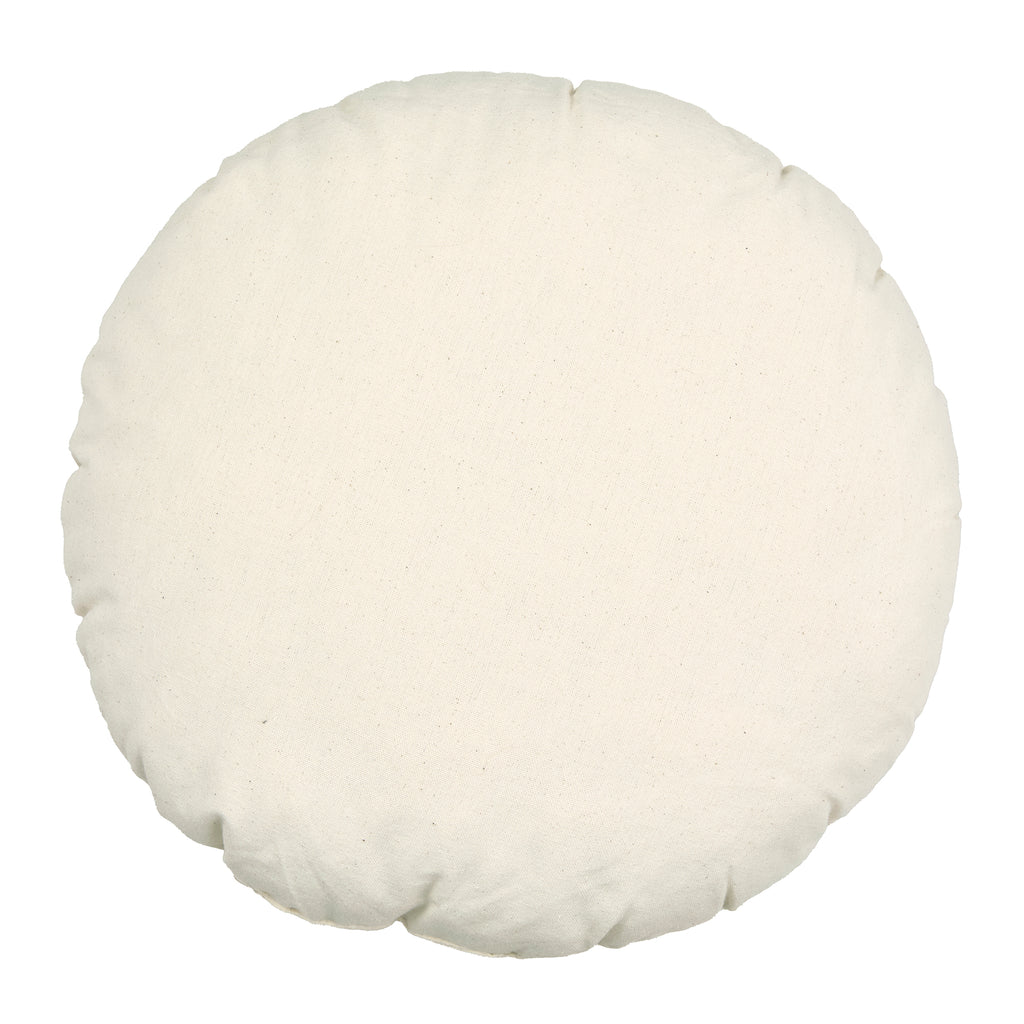 Fusion Soleil Yellow 40cm Round Polyester Filled Cushion