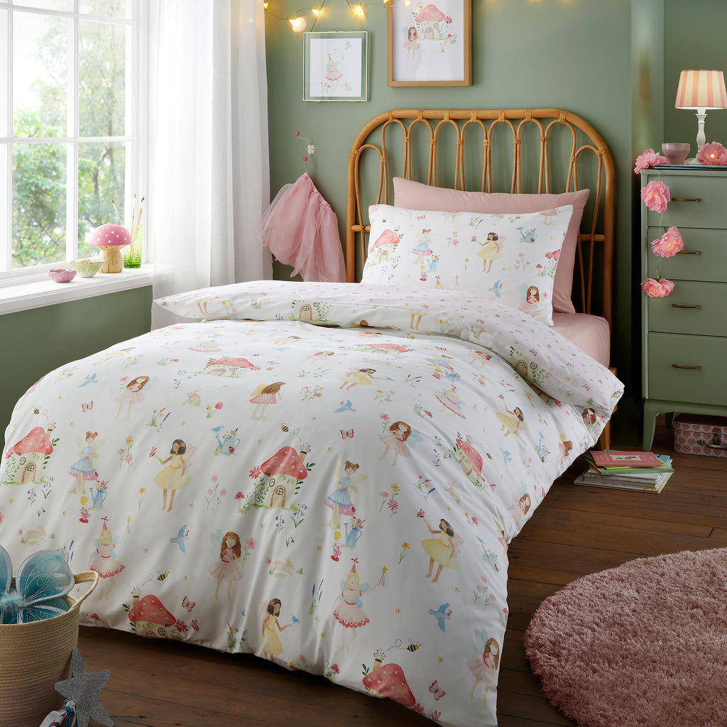 Bedlam Summer Fairies Pink Duvet Set