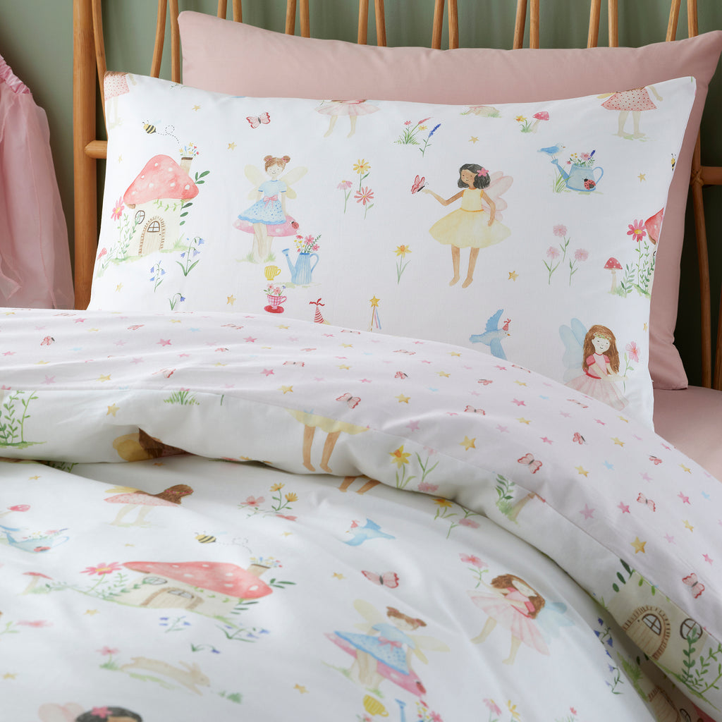 Bedlam Summer Fairies Pink Duvet Set