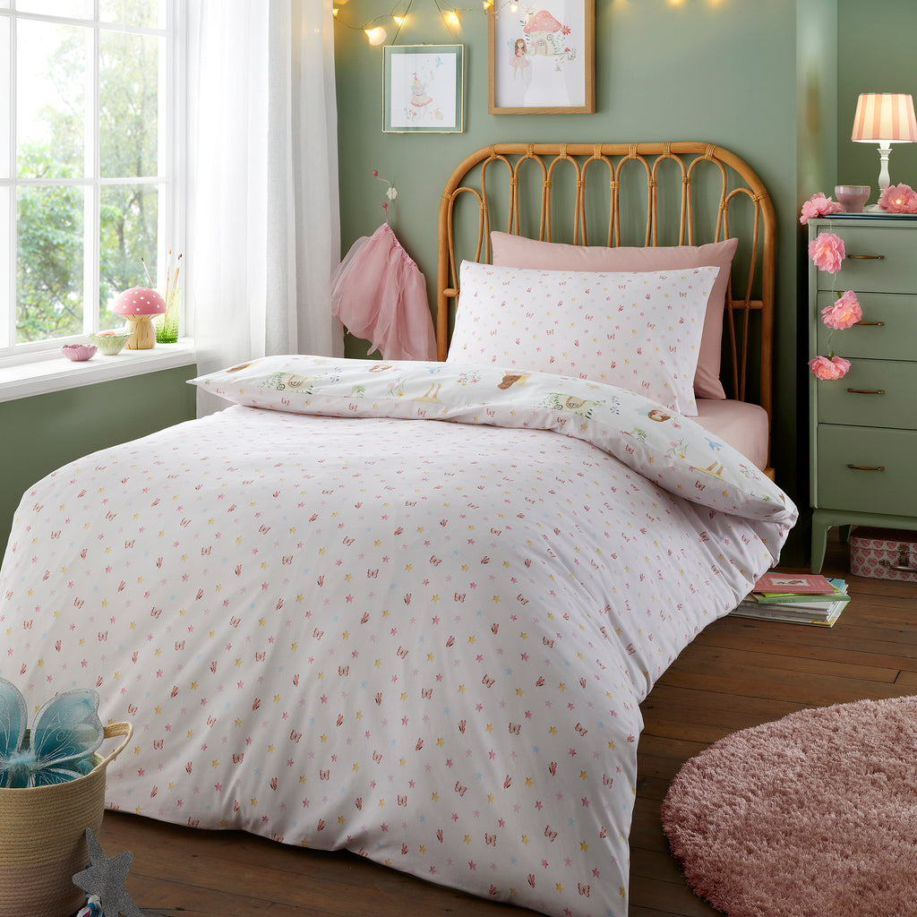 Bedlam Summer Fairies Pink Duvet Set