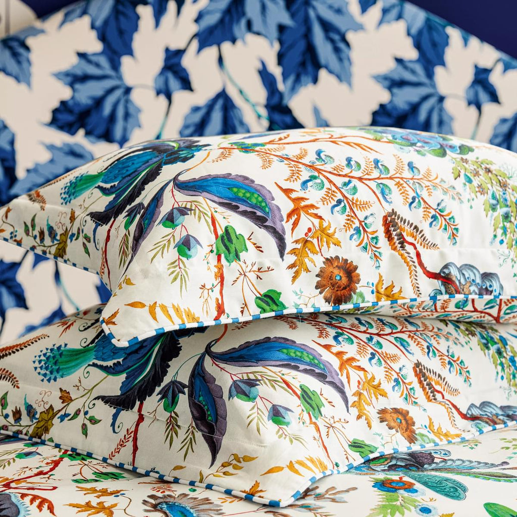 Harlequin x Sophie Robinson Wonderland Floral Lapis Duvet Set