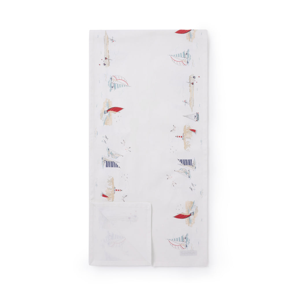 ALL133810S Sophie Allport Coastal Boats Table Runner