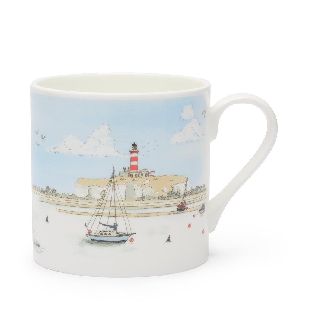 Sophie Allport Coastal Birds Scene Mug