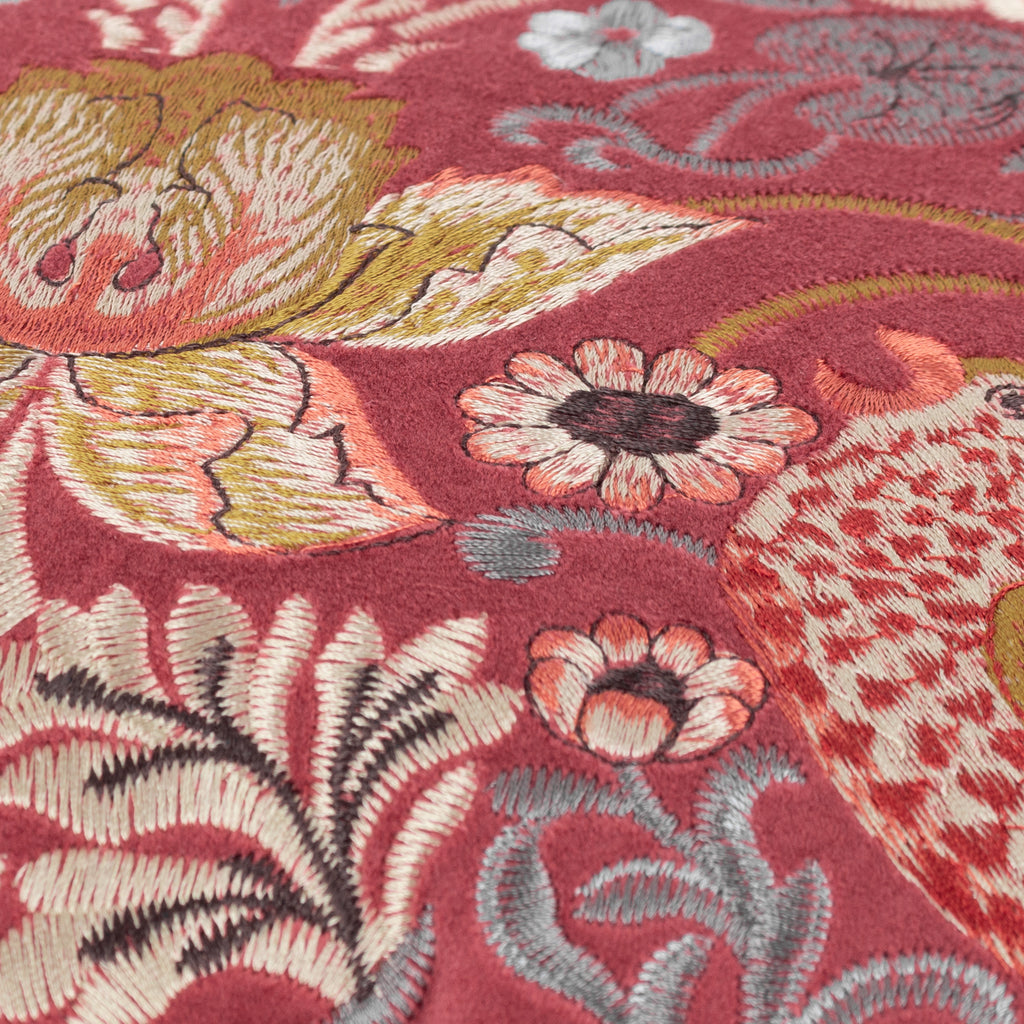 Morris & Co Strawberry Thief Jacquard Pencil Pleat Curtains