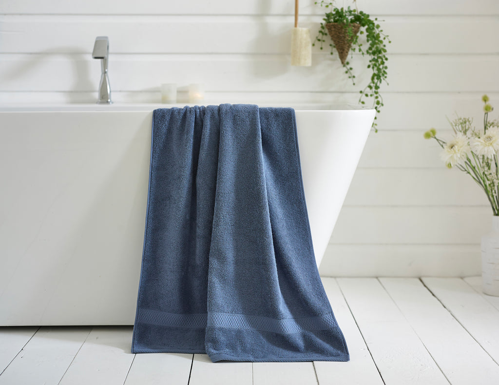 Studio 1846 Monte Carlo 100% Cotton 500gsm Fjord Blue Towels