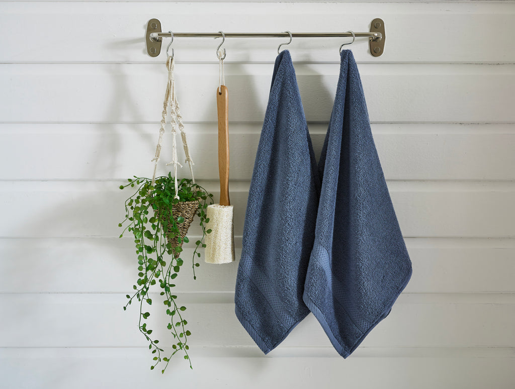 Studio 1846 Monte Carlo 100% Cotton 500gsm Fjord Blue Towels