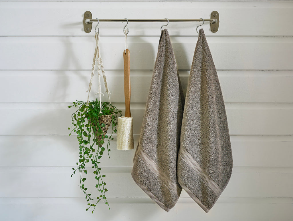 Studio 1846 Monte Carlo 100% Cotton 500gsm Granite Towels