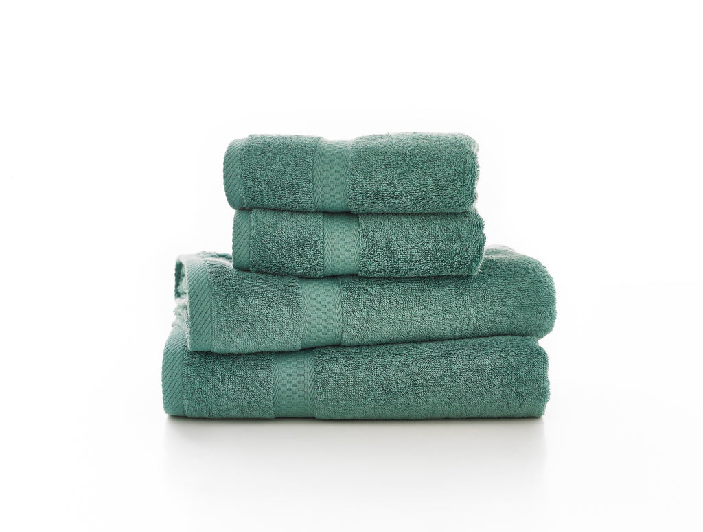Studio 1846 Monte Carlo 100% Cotton 500gsm Mineral Green Towels