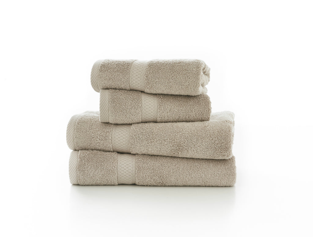 Studio 1846 Monte Carlo 100% Cotton 500gsm Stone Towels