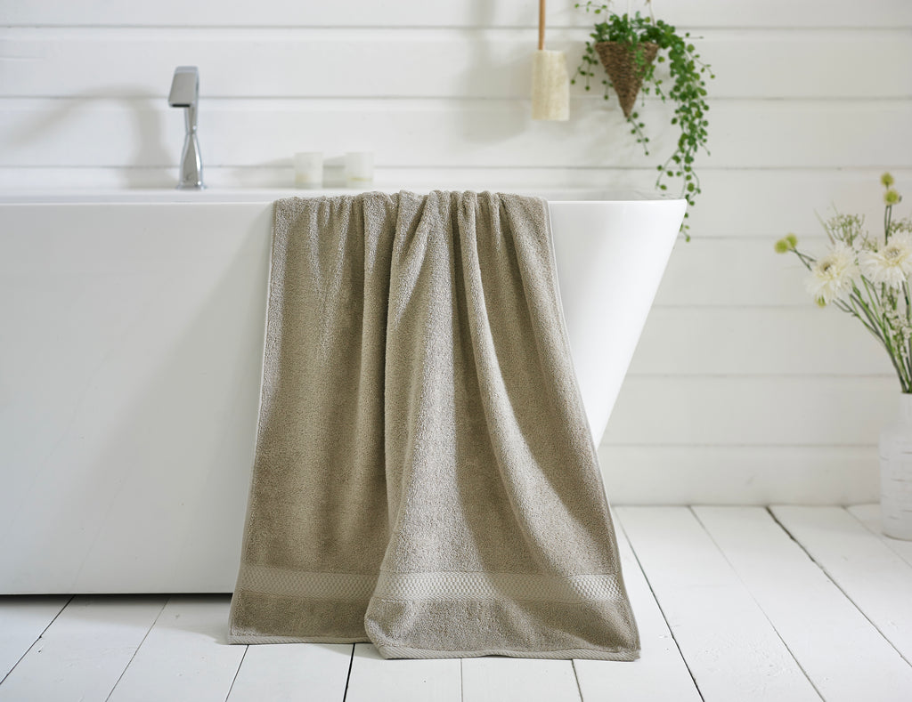 Studio 1846 Monte Carlo 100% Cotton 500gsm Stone Towels