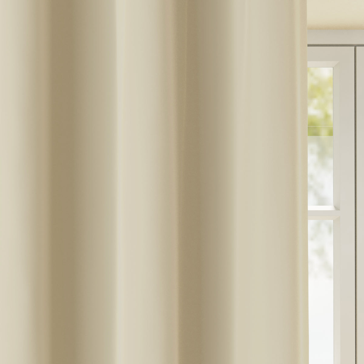 Tyrone Supersoft Plain Blockout Eyelet Curtains