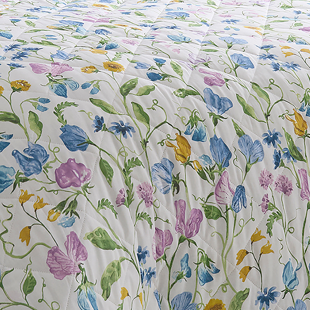 Dreams n Drapes Sweetpea Floral Lilac Duvet Set