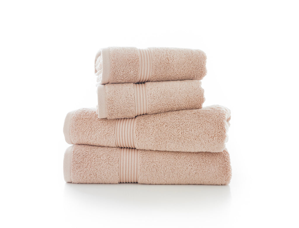 The Lyndon Company Sanctuary Air Spun 100% Cotton 650gsm Blush Towels