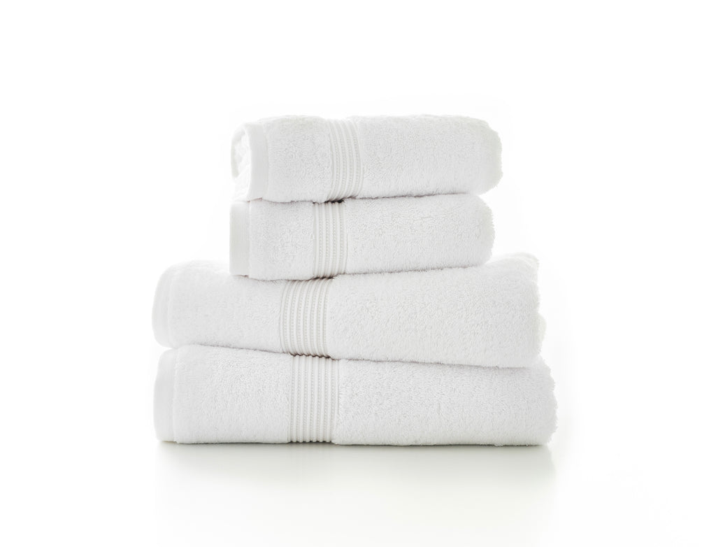 The Lyndon Company Sanctuary Air Spun 100% Cotton 650gsm White Towels