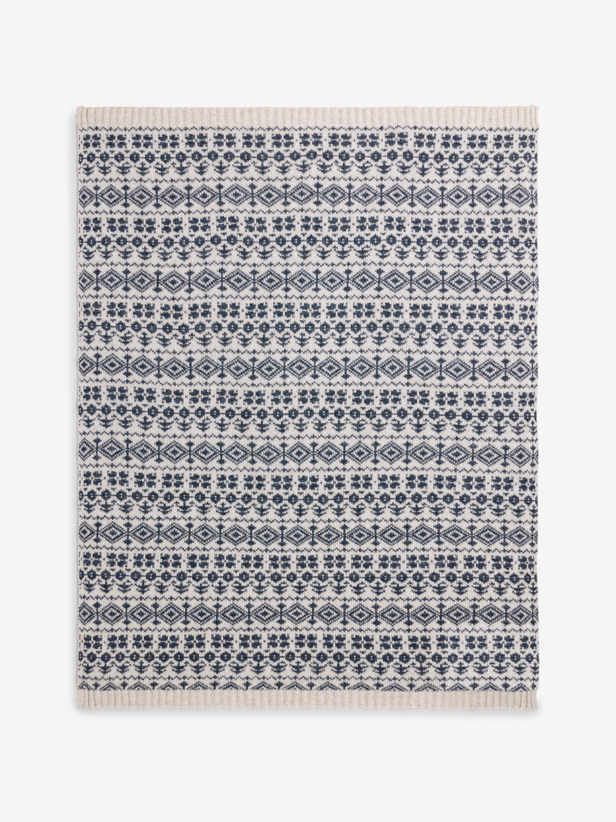 Laura Ashley Selsey Fair Isle 130cm x 170cm Throw