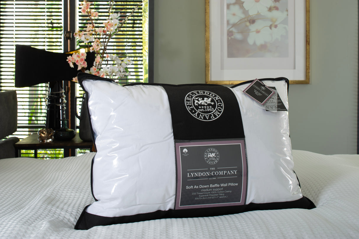 The Lyndon Company Soft as Down Baffle Wall Pillow