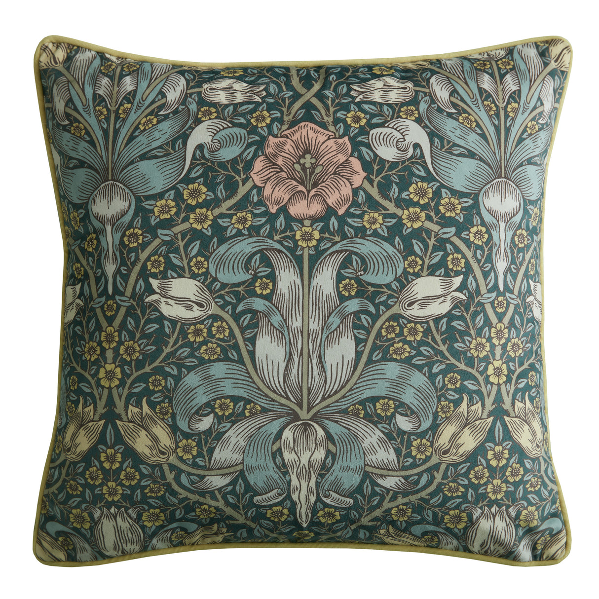 William Morris at Home Spring Thicket Mineral 45cm x 45cm Microfibre Filled Cushion