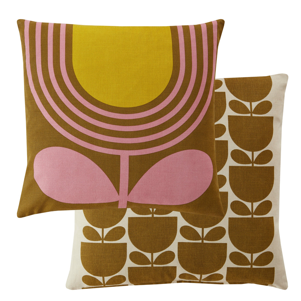 Orla Kiely Striped Tulip 45cm 45cm Microfibre Filled Cushion