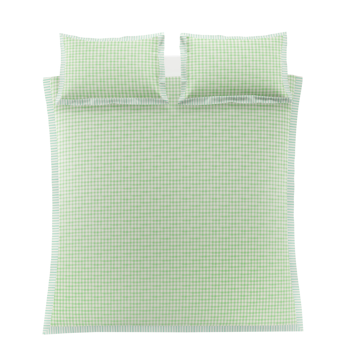 Bluebellgray Sunday Stripe Botanical Greens Duvet Set
