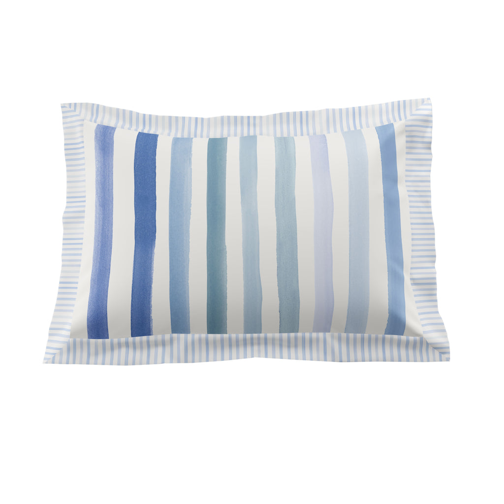 Bluebellgray Sunday Stripe Blue Duvet Set