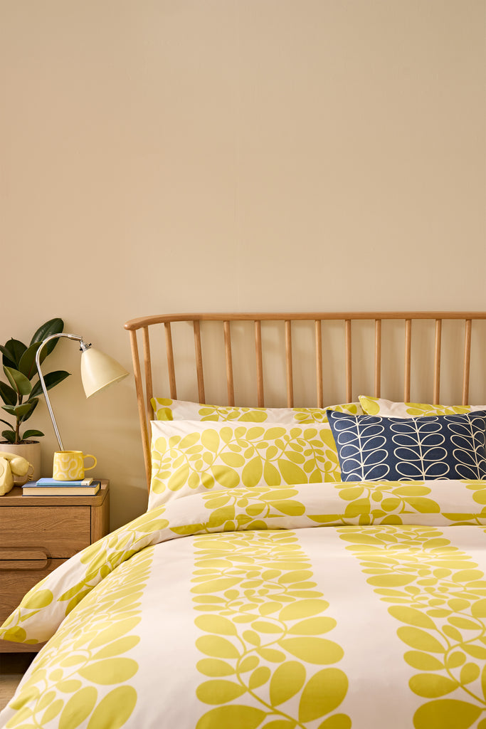 Orla Kiely Sycamore Stripe Yellow Duvet Set