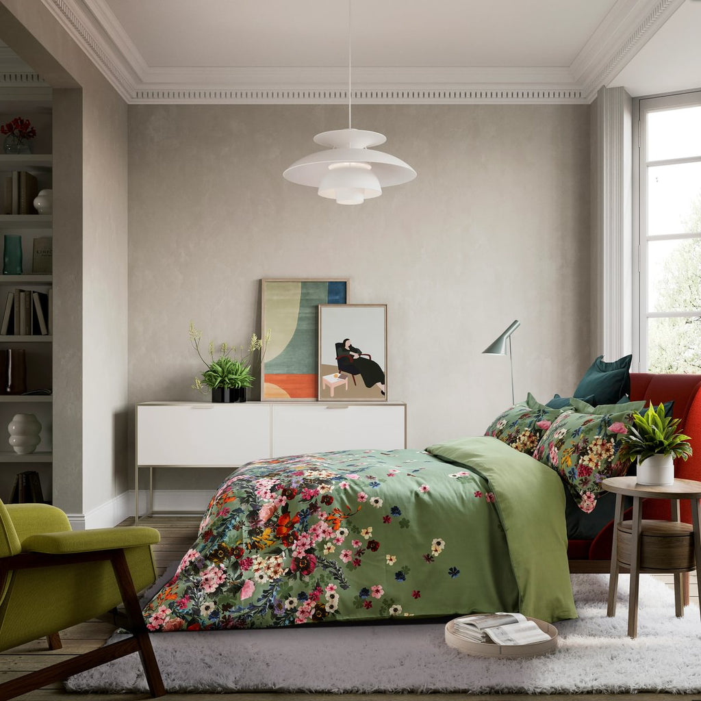 Ted Baker Antiquity Border Green Duvet Set