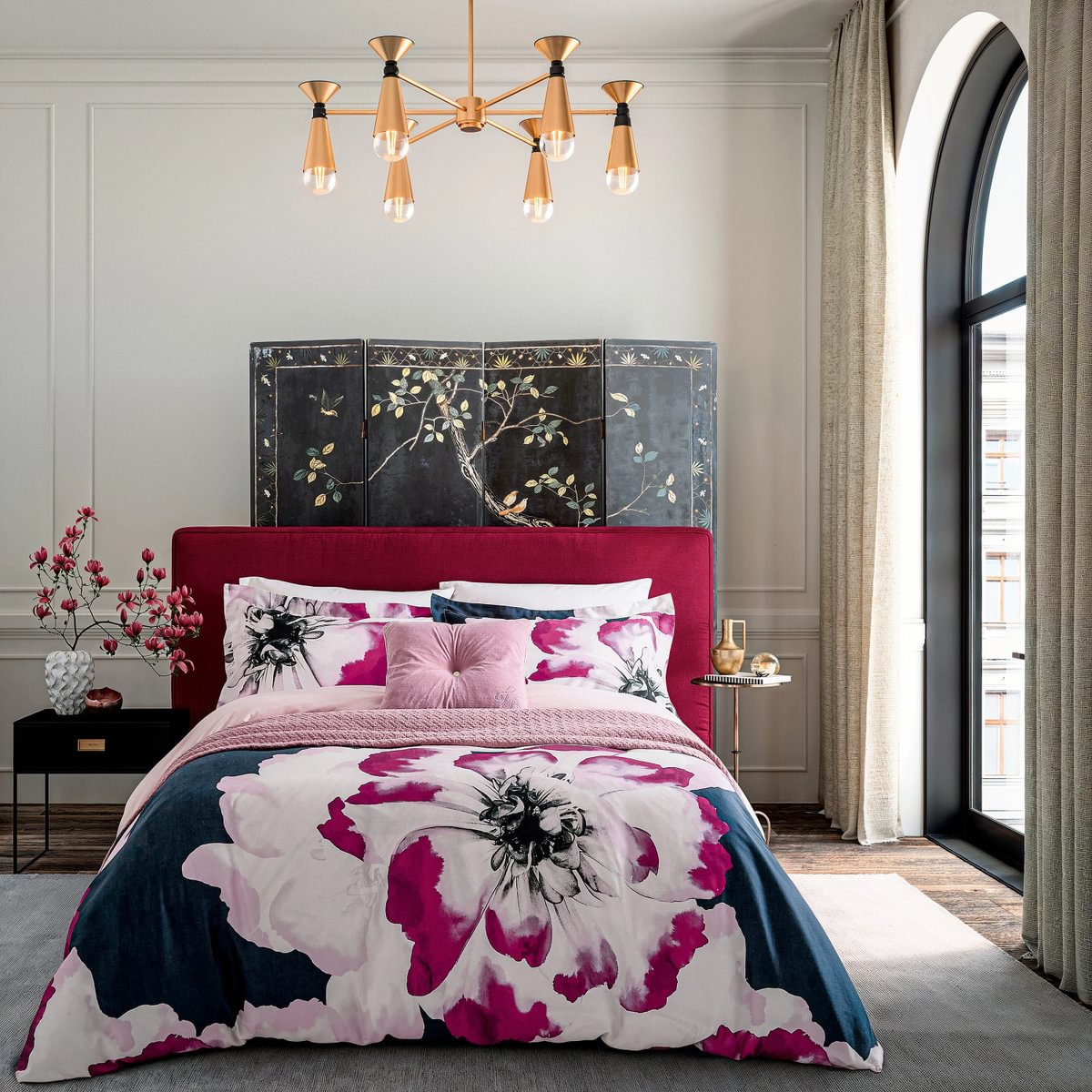 Ted Baker Inky Bloom Navy Duvet Set
