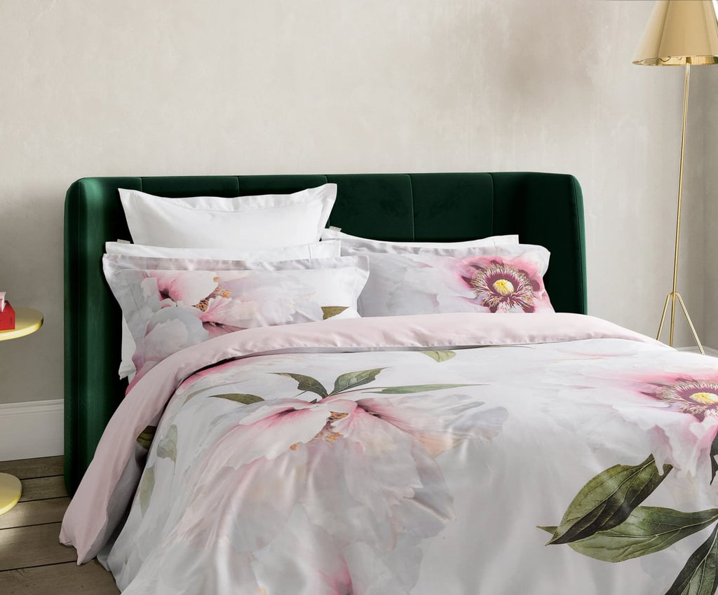 Ted Baker Peony Floral Grey Duvet Set