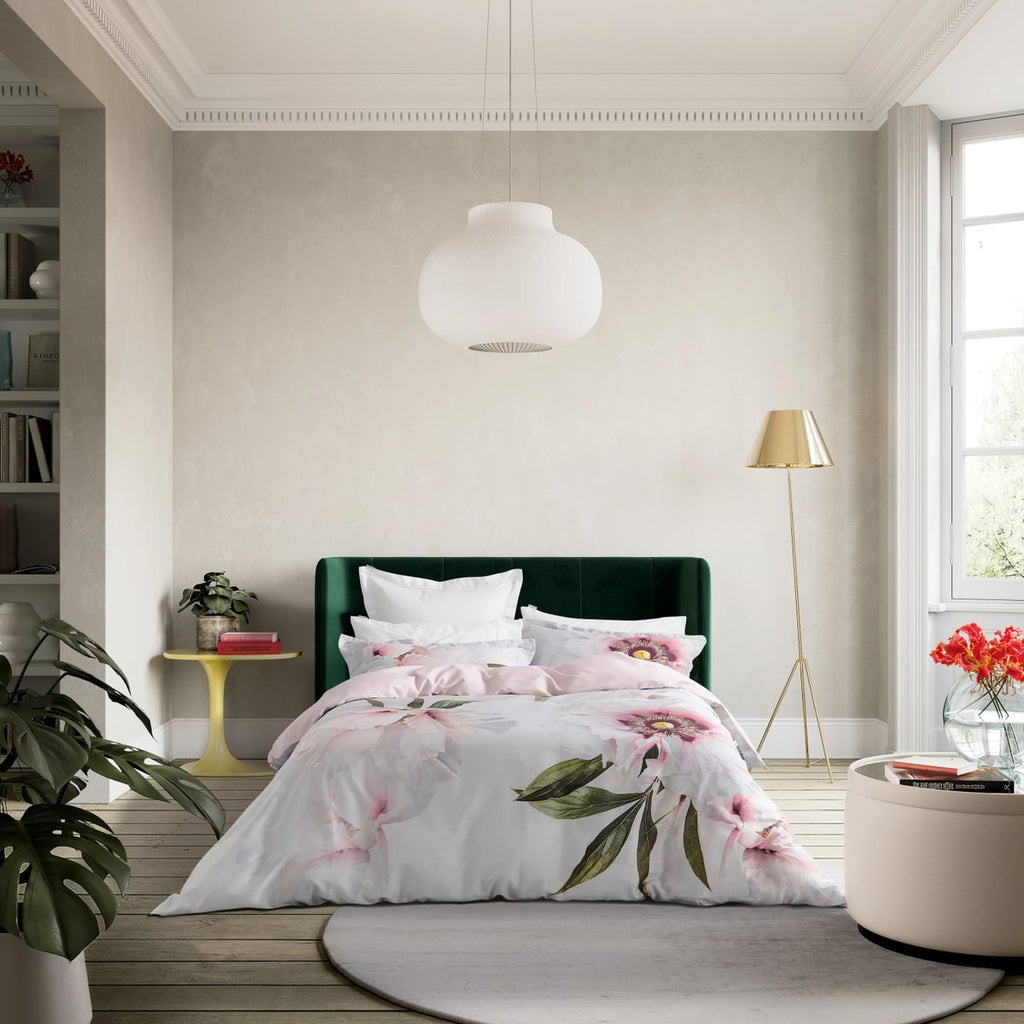 Ted Baker Peony Floral Grey Duvet Set