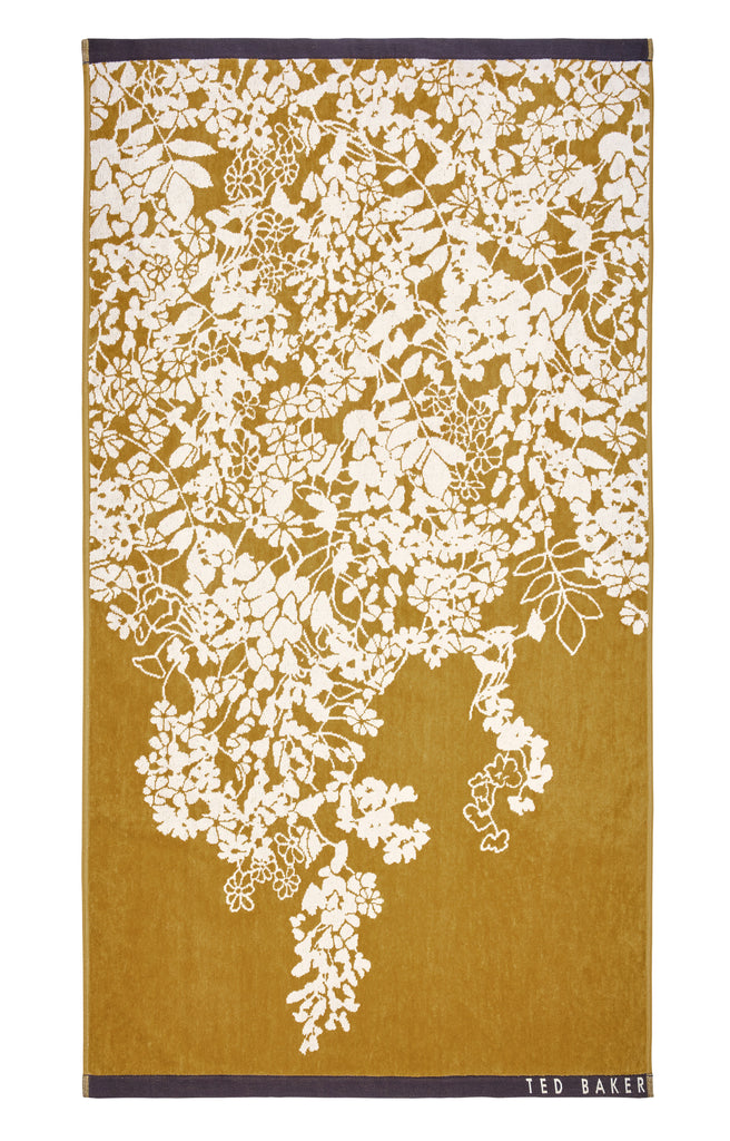 Ted Baker Wisteria Gold 100% Cotton 550gsm Towels